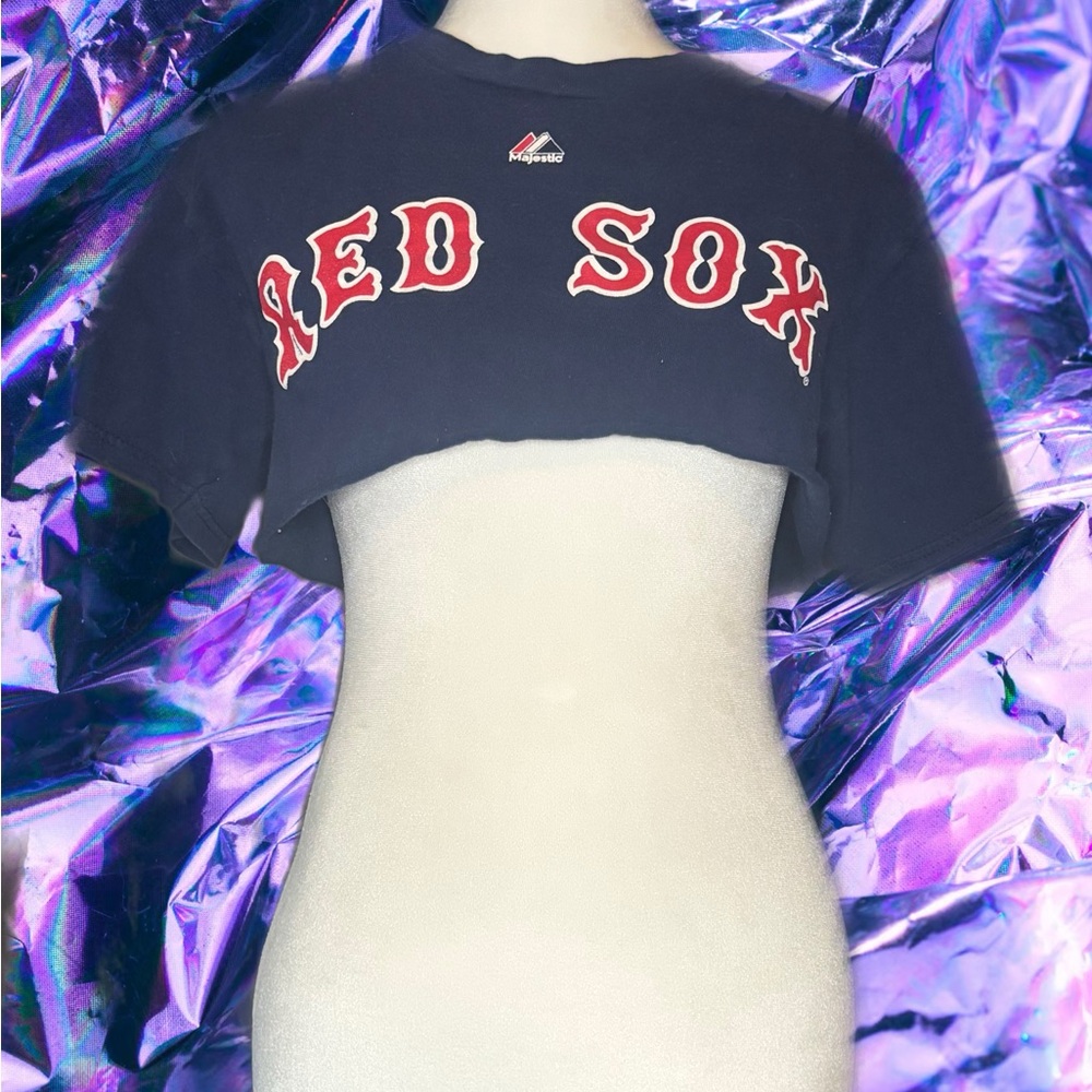 Red Sox Micro-Crop Top